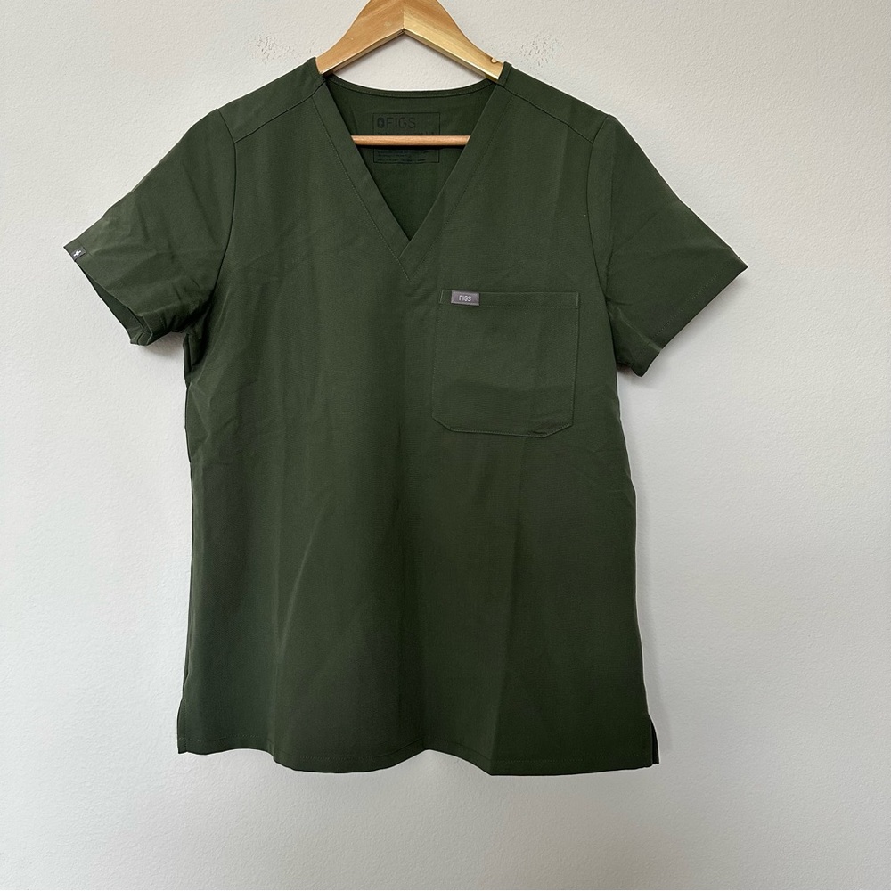 Figs‎ Catarina Scrub Top Womens Small Green Nurse Doctor